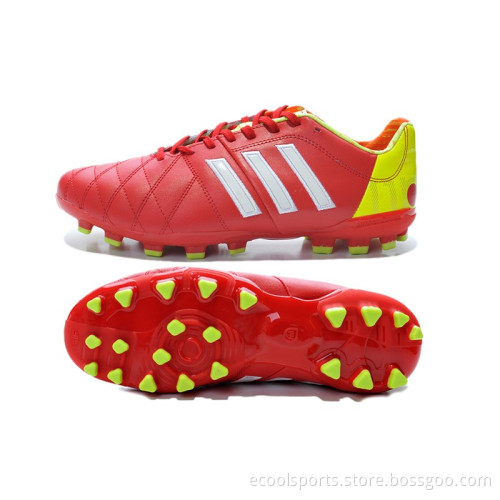 Wholesale Kangaroo Skin Red Football Shoe Brazil World Cup Adi Soccer Shoe Male